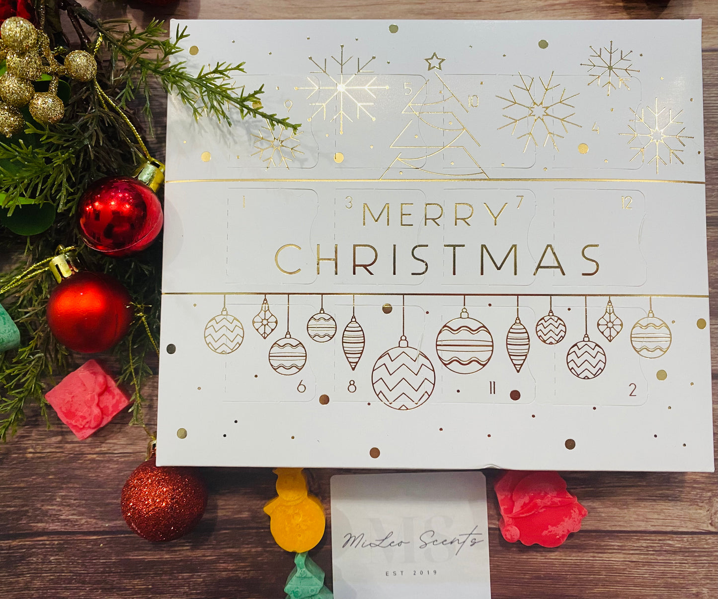 12 Day Wax Melt Christmas Advent Calendar – MiLeo Scents